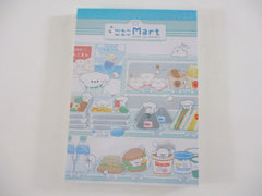 Cute Kawaii Q-lia Dog Wan Wan Mart 4 x 6 Inch Notepad / Memo Pad - Stationery Designer Paper Collection