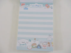 Cute Kawaii Q-lia Dog Wan Wan Mart 4 x 6 Inch Notepad / Memo Pad - Stationery Designer Paper Collection