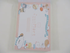 Cute Kawaii Q-lia Dog Wan Wan Mart 4 x 6 Inch Notepad / Memo Pad - Stationery Designer Paper Collection