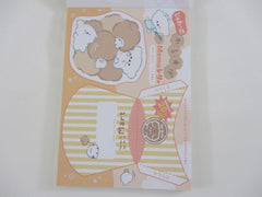 Cute Kawaii Q-lia Dog Wan Wan Mart 4 x 6 Inch Notepad / Memo Pad - Stationery Designer Paper Collection