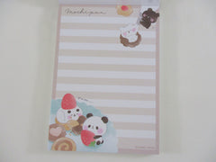 Cute Kawaii Kamio Panda Mochi pan 4 x 6 Inch Notepad / Memo Pad - Stationery Designer Paper Collection