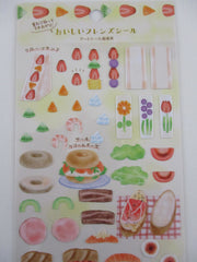 Cute Kawaii Kamio Create Custom Series Sticker Sheet - Fresh Sandwich Bagel - for Journal Planner Craft Agenda Organizer Scrapbook