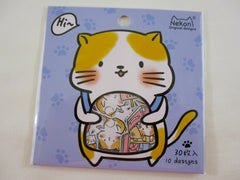 Cute Kawaii Nekoni Stickers Flake Sack - Cat ❤ Travel - for Journal Planner Craft Scrapbook Collectible Diary Project Gift