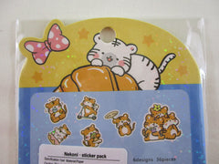 Cute Kawaii Nekoni Stickers Flake Sack - Baby Tiger Cat ❤ Playful - for Journal Planner Craft Scrapbook Collectible Diary Project Gift