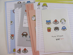 Cute Kawaii Crux Yuru Street Fun Letter Sets - Stationery Writing Paper Envelope Penpal Gift