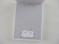 Cute Kawaii Q-lia Birds shima fuwa Mini Notepad / Memo Pad - Stationery Designer Paper Collection