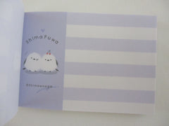 Cute Kawaii Q-lia Birds shima fuwa Mini Notepad / Memo Pad - Stationery Designer Paper Collection