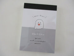 Cute Kawaii Crux Ghost obakenu Mini Notepad / Memo Pad - Stationery Designer Paper Collection