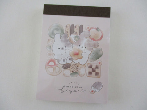 Cute Kawaii Crux Peko peko Mini Notepad / Memo Pad - Stationery Designer Paper Collection