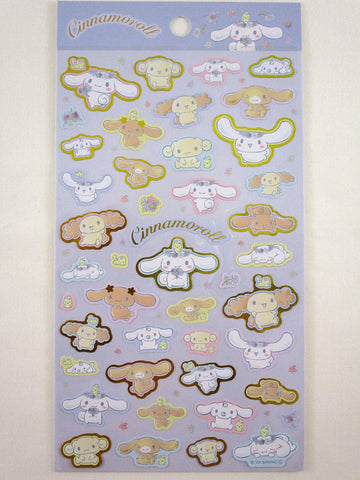 Cute Kawaii Sanrio Cinnamoroll dog Large Sticker Sheet - D - for Journal Planner Craft Diary Project Organizer Gift Favorite