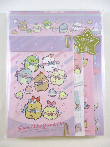 Cute Kawaii San-X Sumikko Gurashi Friendship Letter Set Pack - 2024 - Stationery Writing Paper Envelope Penpal Gift