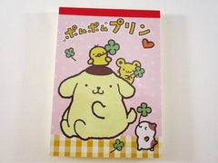 Cute Kawaii Sanrio Pom Pom Purin 4 x 6 Inch Notepad / Memo Pad preowned - Stationery Designer Paper Collection Gift