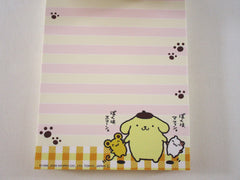 Cute Kawaii Sanrio Pom Pom Purin 4 x 6 Inch Notepad / Memo Pad preowned - Stationery Designer Paper Collection Gift