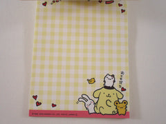 Cute Kawaii Sanrio Pom Pom Purin 4 x 6 Inch Notepad / Memo Pad preowned - Stationery Designer Paper Collection Gift