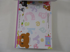 Cute Kawaii VHTF Vintage Rare Collectible Crux Bear of Cake Cupcake 4 x 6 Inch Notepad / Memo Pad - Stationery Designer Paper Collection Gift