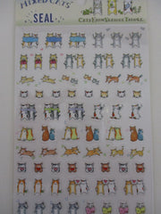 Cute Kawaii San-X Mixed Cats Sticker Sheet - A - for Planner Journal Scrapbook Craft