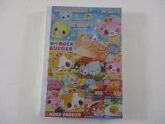 Rare ❤︎ Vintage *ੈ✩‧₊˚ Collectible ✿ Gift - Cute Kawaii VHTF Vintage Collectible Q-lia Wonder Burger Coupon Style Notepad / Memo Pad - Stationery Designer Paper Collection