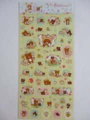 Cute Kawaii San-X Rilakkuma Bear Rabbit Easter Sticker Sheet 2019 - B - for Planner Journal Scrapbook Craft