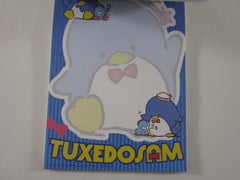 Rare ❤︎ Vintage *ੈ✩‧₊˚ Collectible ✿ Gift - Cute Kawaii Sanrio Tuxedosam Penguin 4 x 6 Inch Notepad / Memo Pad preowned - Stationery Designer Paper Collection Gift