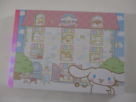 Rare ❤︎ Vintage *ੈ✩‧₊˚ Collectible ✿ Gift - Cute Kawaii Sanrio Cinnamoroll Windows of Friends 4 x 6 Inch Notepad / Memo Pad preowned - Stationery Designer Paper Collection Gift