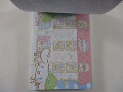 Rare ❤︎ Vintage *ੈ✩‧₊˚ Collectible ✿ Gift - Cute Kawaii Sanrio Cinnamoroll Windows of Friends 4 x 6 Inch Notepad / Memo Pad preowned - Stationery Designer Paper Collection Gift