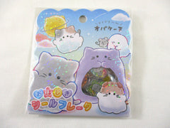 Cute Kawaii Crux Candy Drop Style Flake Stickers Sack - Ghost A - for Journal Planner Agenda Craft Scrapbook Gift