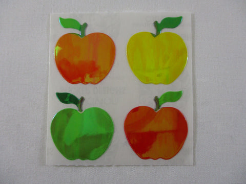 Sandylion Apples Pearly / Opalescent Sticker Sheet / Module - Vintage & Collectible