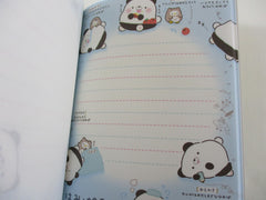 Cute Kawaii San-X Hamipa Panda 4 x 6 Inch Notepad / Memo Pad - C - Stationery Designer Paper Collection