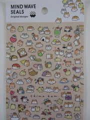 Cute Kawaii Mind Wave Ori Hamster Busy Day Chima Ham Sticker Sheet - for Journal Planner Craft Diary Gift Schedule