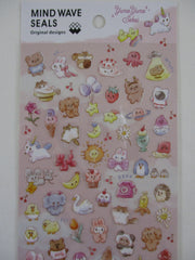 Cute Kawaii Mind Wave Ori Animal Dream World Bear Unicorn UFO Sticker Sheet - for Journal Planner Craft Diary Gift Schedule