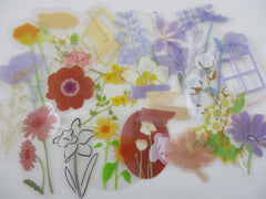 Flower Stem Bloom theme Gardening Flake stickers Mix - 30 pcs BGM