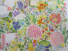 Grab Bag Stickers: 40 pcs FLOWER Bloom Petal Plants theme flake stickers