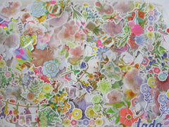 Grab Bag Stickers: 40 pcs FLOWER Bloom Petal Plants theme flake stickers