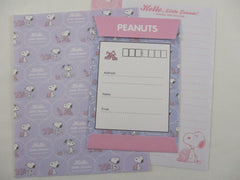 Cute Kawaii Snoopy 2022 Letter Set - Writing Papers Envelope