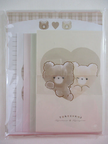 Cute Kawaii Crux Bear Tarochans Letter Set Pack - Stationery Writing Paper Penpal Gift