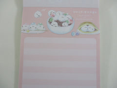 Cute Kawaii Q-Lia Bird Mochi 4 x 6 Inch Notepad / Memo Pad - Stationery Designer Paper Collection