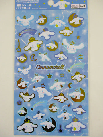 Cute Kawaii Sanrio Cinnamoroll dog Stars Large Sticker Sheet - for Journal Planner Craft