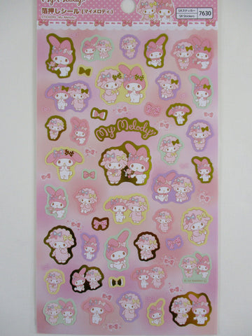 Cute Kawaii Sanrio My Melody Classic Large Sticker Sheet - for Journal Planner Craft