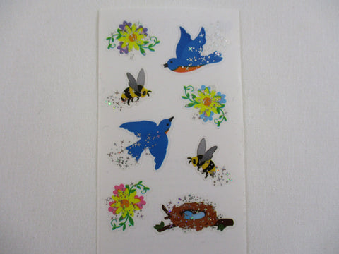 Mrs Grossman Birds and Bees Reflections Sticker Sheet / Module - Vintage & Collectible