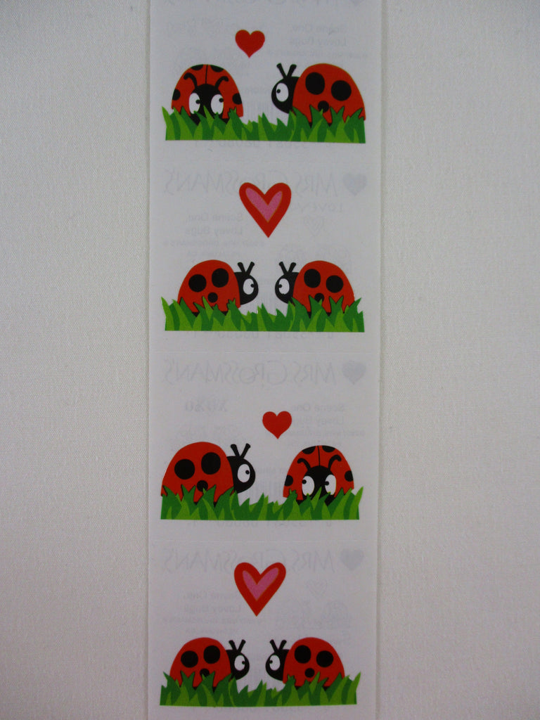 Mrs Grossman Lovey Bugs Scene one Sticker Sheet / Module - Vintage & Collectible