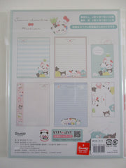 Cute Kawaii Sanrio Characters B Pochacco Kuromi Cinnamoroll My Melody Purin Keroppi Letter Set Pack - Stationery Writing Paper Envelope Penpal