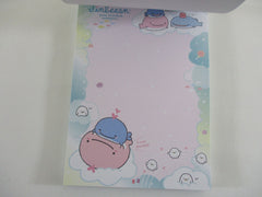 Cute Kawaii San-X Jinbesan Whale 4 x 6 Inch Notepad / Memo Pad - B - Stationery Designer Paper Collection