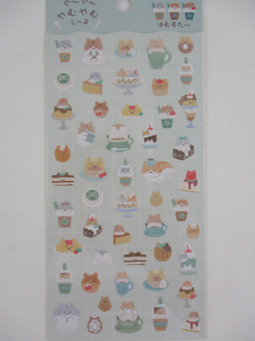 Cute Kawaii Kamio Sticker Sheet - Hamster Cafe - for Journal Planner Craft Agenda Organizer Scrapbook