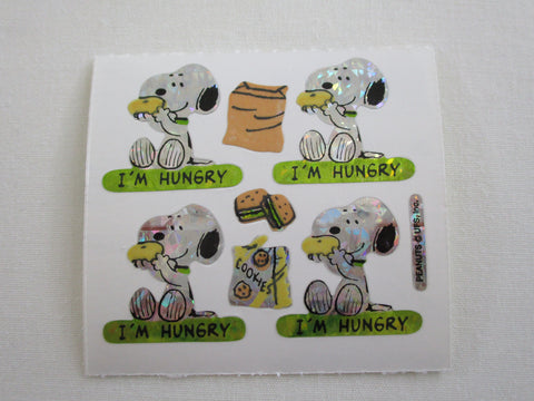 STICKERMAGIC Peanut Snoopy Cookies Sticker Sheet / Module - Vintage & Collectible - Scrapbooking Gift