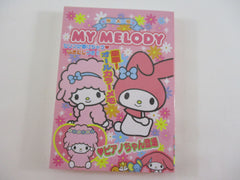 Cute Kawaii HTF Vintage Sanrio My Melody 3.5 x 5 Inch Notepad / Memo Pad - Stationery Designer Paper Collection Preowned New