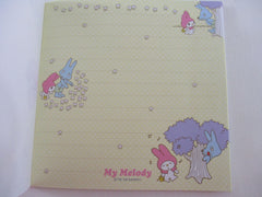 Cute Kawaii HTF Vintage Sanrio My Melody 4.25 x 4.25 Inch Notepad / Memo Pad - Stationery Designer Paper Collection Preowned New