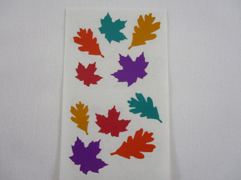 Mrs Grossman Autumn Fall Leaves Sticker Sheet / Module - Vintage & Collectible - Stationery Journal Scrapbook Diary Notebook Planner Schedule Gift