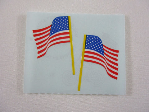Mrs Grossman USA Flag Sticker Sheet / Module - Vintage & Collectible