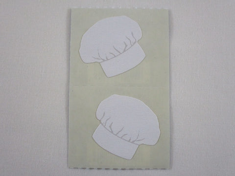Mrs Grossman Chef's Hat Fabric Sticker Sheet / Module - Vintage & Collectible - Stationery Journal Scrapbook Diary Notebook Planner Schedule Gift