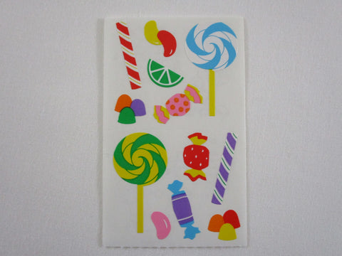 Mrs Grossman Candy Candies Sweets A Sticker Sheet / Module - Vintage & Collectible - Stationery Journal Scrapbook Diary Notebook Planner Schedule Gift